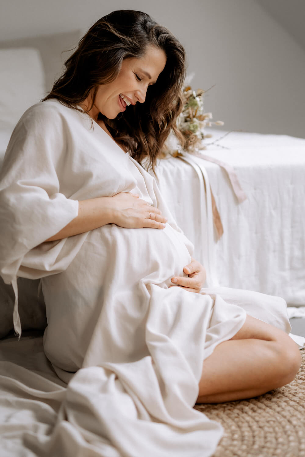 Babybauch Fotoshooting Schwangerschaft Fotos